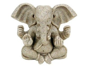 Figurka Ganesha kremowa 8cm Indie